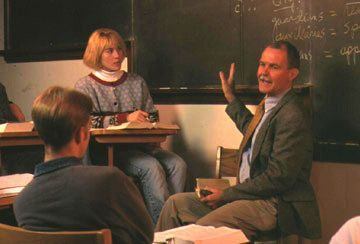 Student and faculty member together